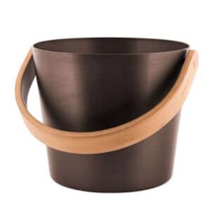 RENTO Aluminum Sauna Bucket, Carry Handle